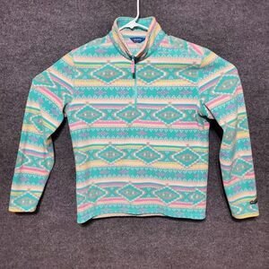 Chubbies Aztec 1/4 Zip Sweater Adult Small Tribal AOP Mountain Outdoor Casual